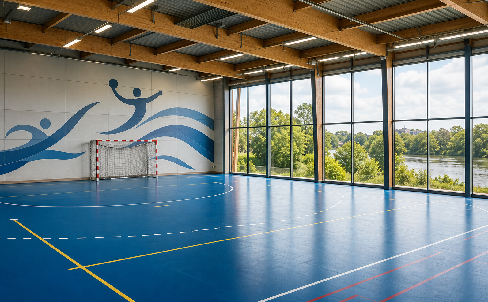 Gymnase de handball de l'AS Erdre Handball à Nantes